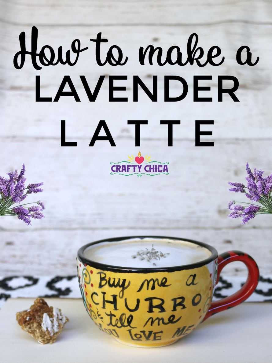 Lavender Latte tutorial, by CraftyChica.com.