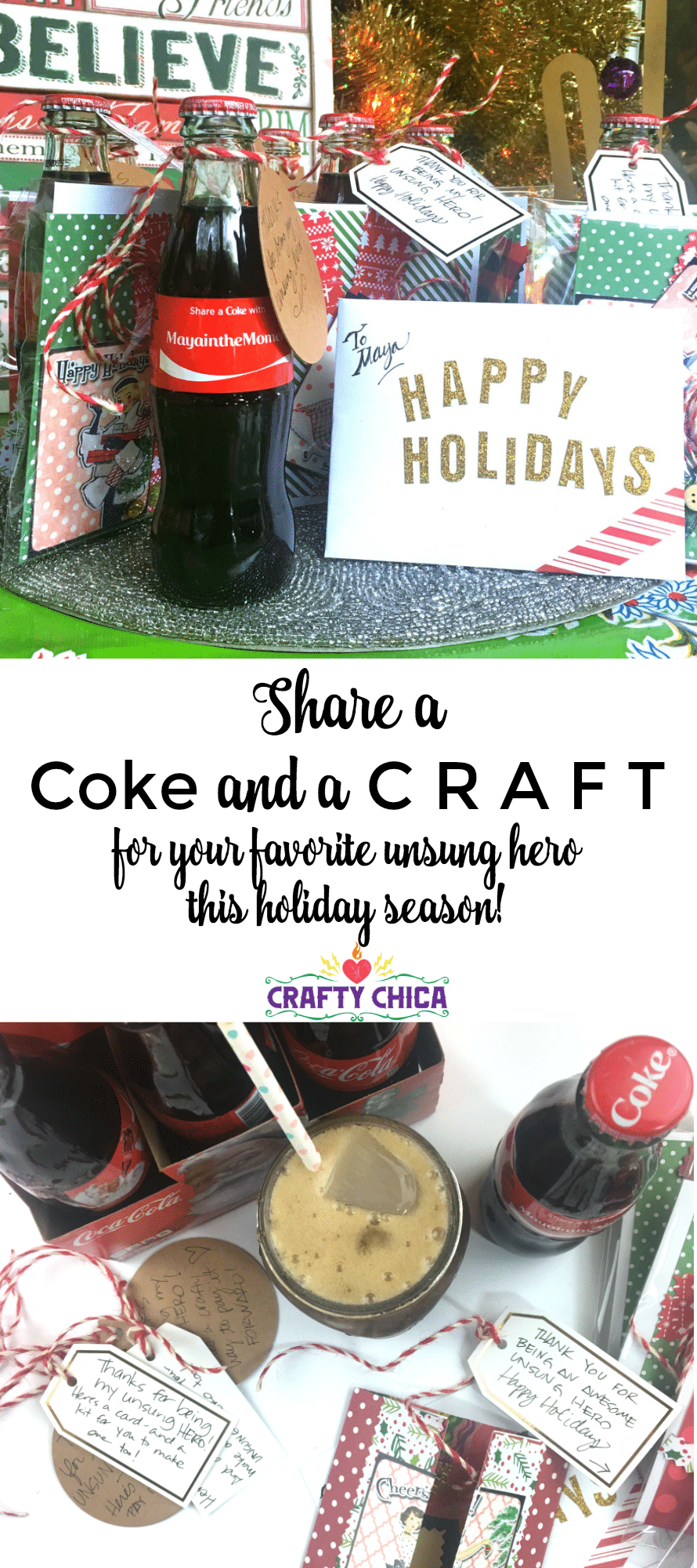 Share a Coke and a craft this season, By CraftyChica.com