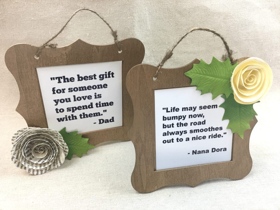 Quote frames, Crafty Chica for MyPrintly