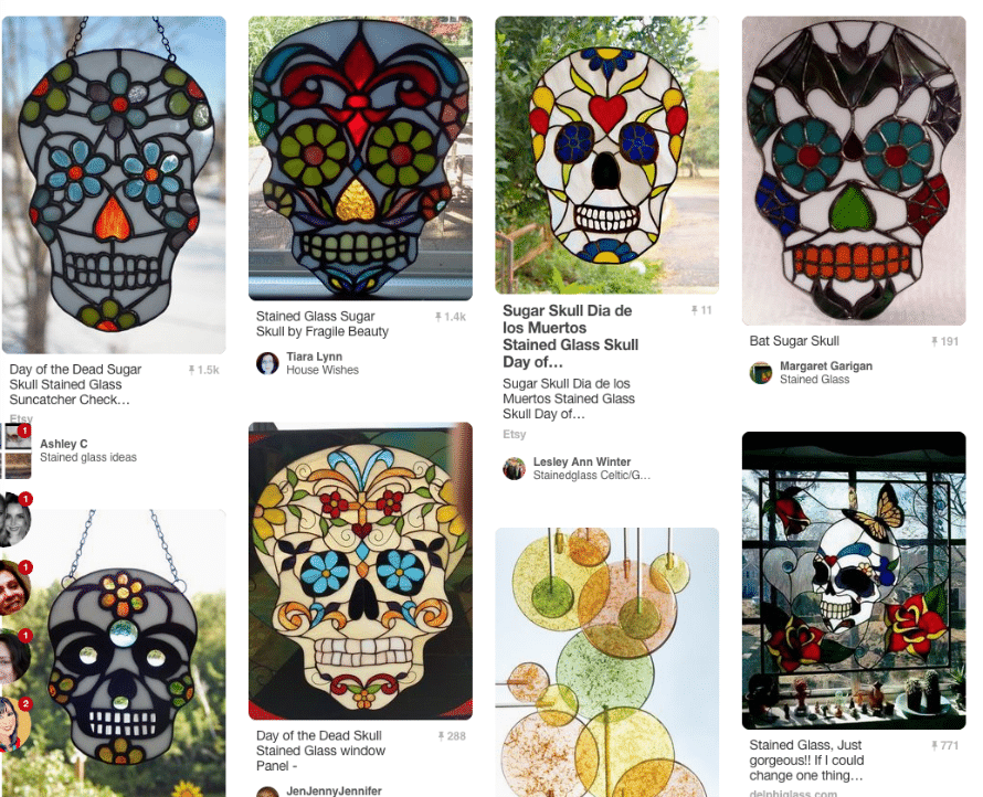 stained-glass-skull
