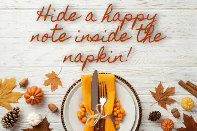 thanksgiving place setting - Thanksgiving Gratitude Ideas