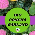 How to make felt concha garland