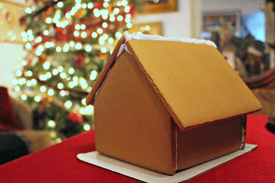 Mexican candy gingerbread house