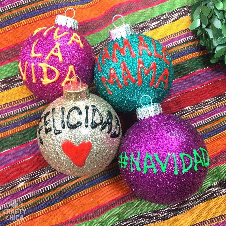 Mexican meme ornaments