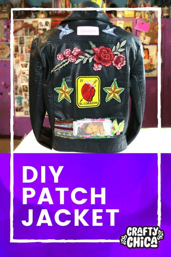 DIY Patch Jacket Crafty Chica
