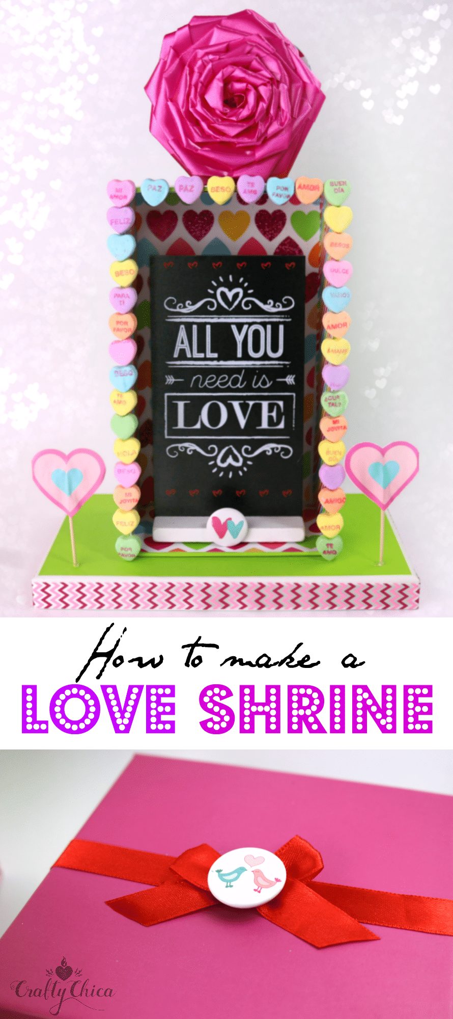 Make a Valentine shadow box for $5