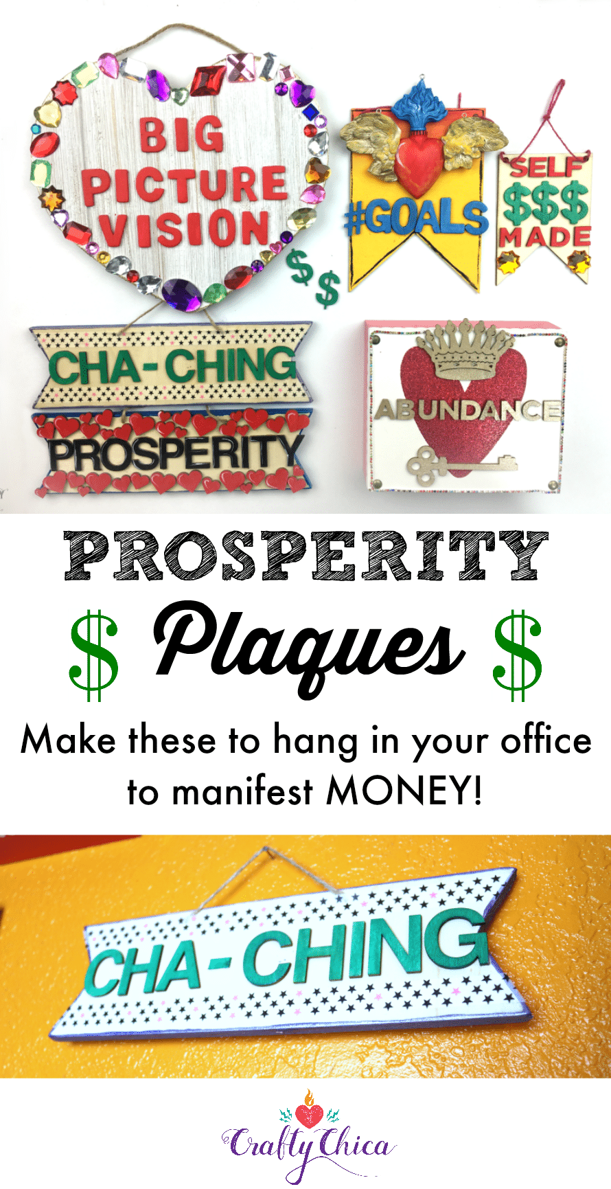 Prosperity Signs by Crafty Chica.