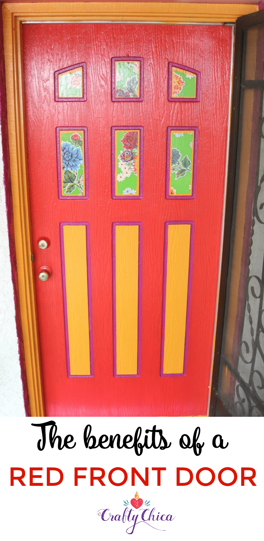 Meaning of a red front door, CraftyChica.com