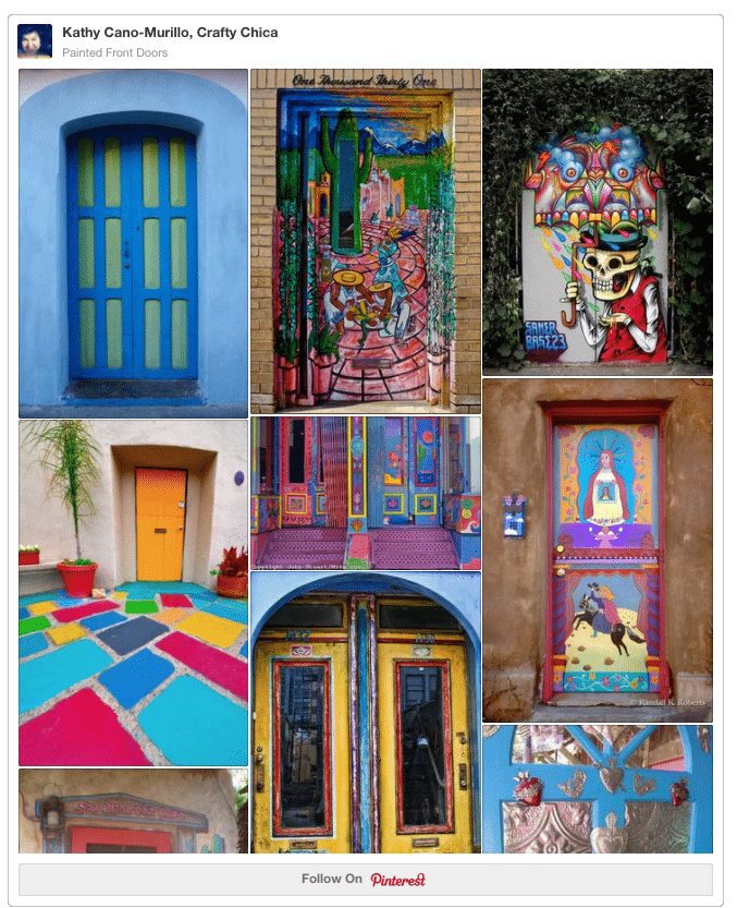 Painted front doors
