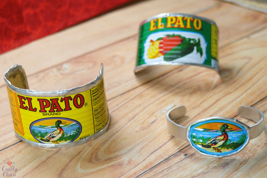 El Pato Sauce Can Bracelets by Crafty Chica.