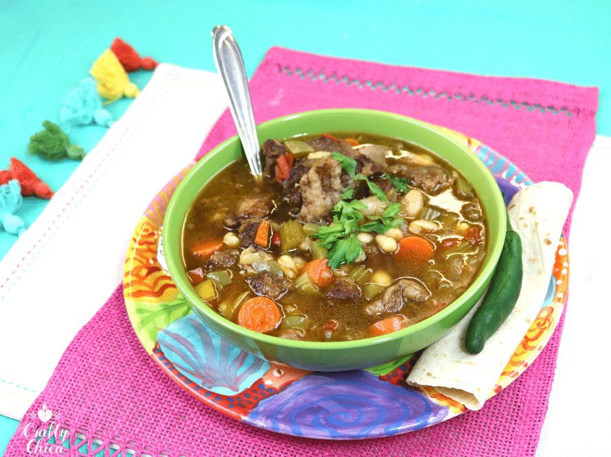 Oxtail Bean Stew by Crafty Chica