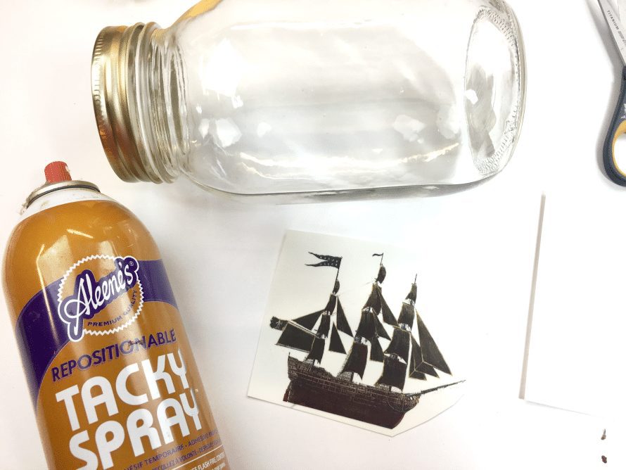 Ship in a bottle craft by CraftyChica.com