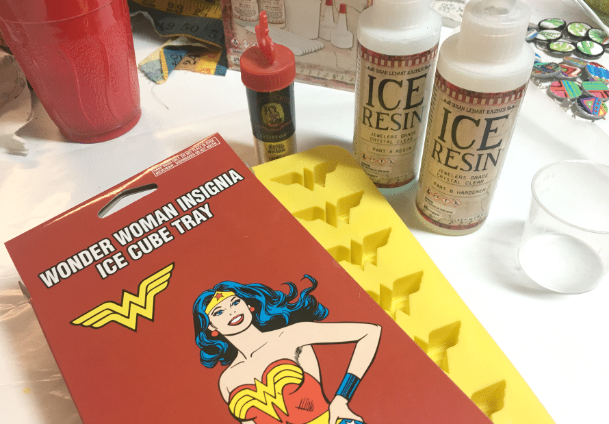 How to make Wonder Woman jewelry, by CraftyChica.com.