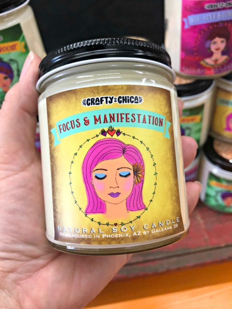 Crafty Chica Affirmation Candle - Focus