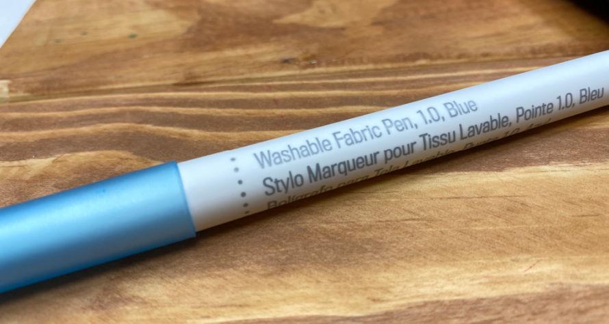 Washable fabric pen