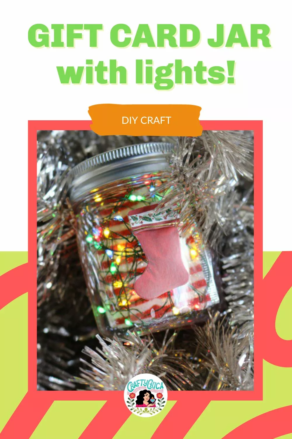 gift card jar with lights