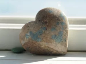 heart-shaped rock - crystal - manifesting