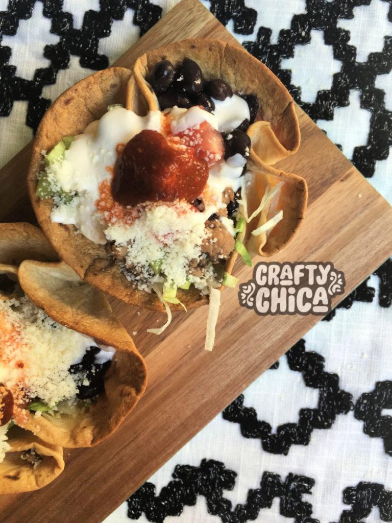 turkey-mini-taco-salads #craftychica 