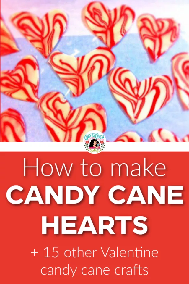 How to make candy cane hearts