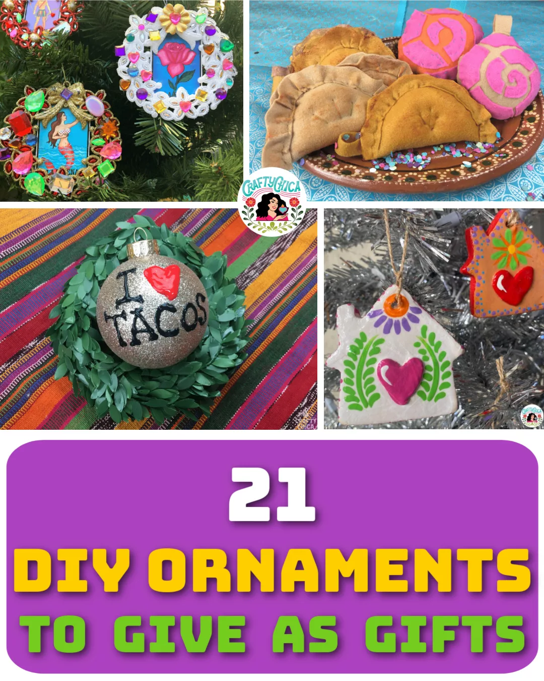 Ornaments to give as gifts - Mexican Christmas decorations