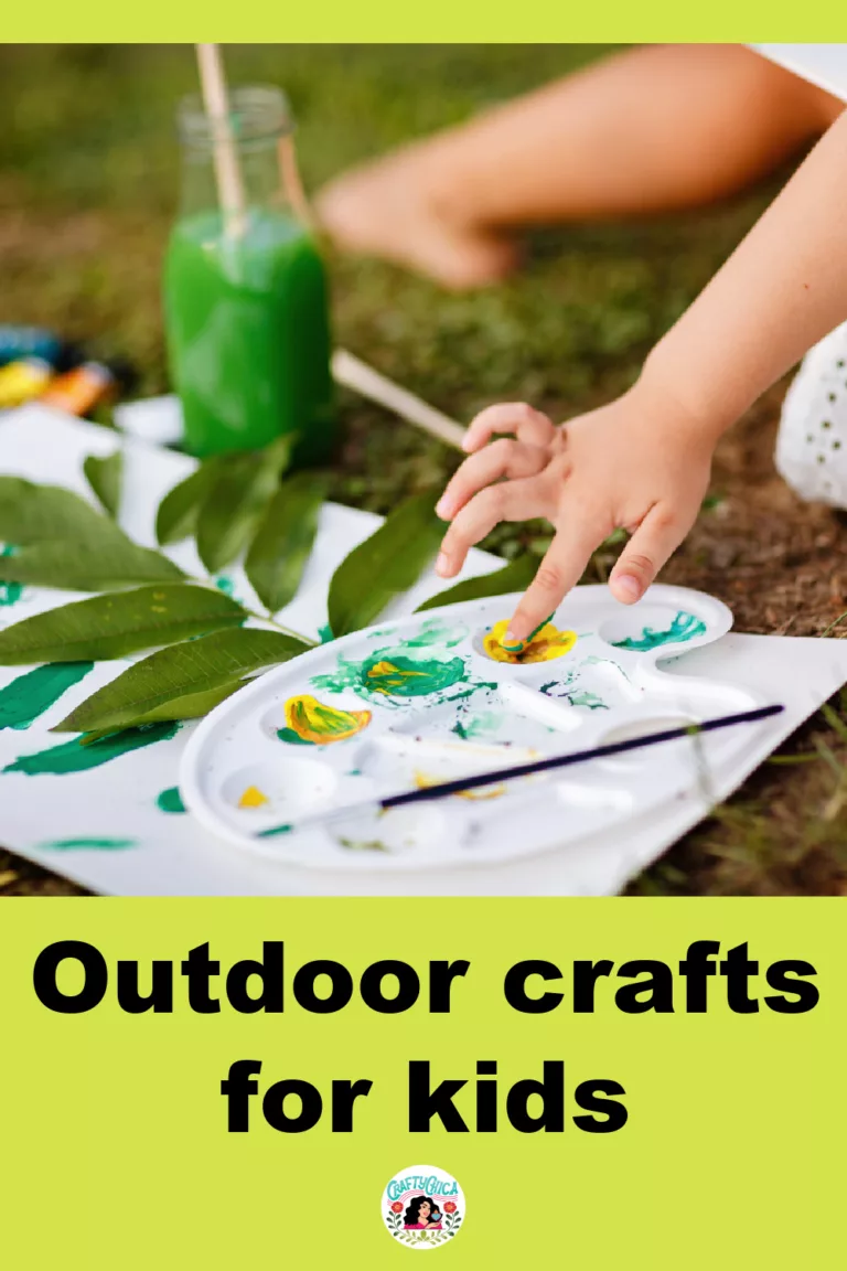 Outdoor crafts for kids