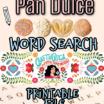 Pinterest image for a free word search downloadable file