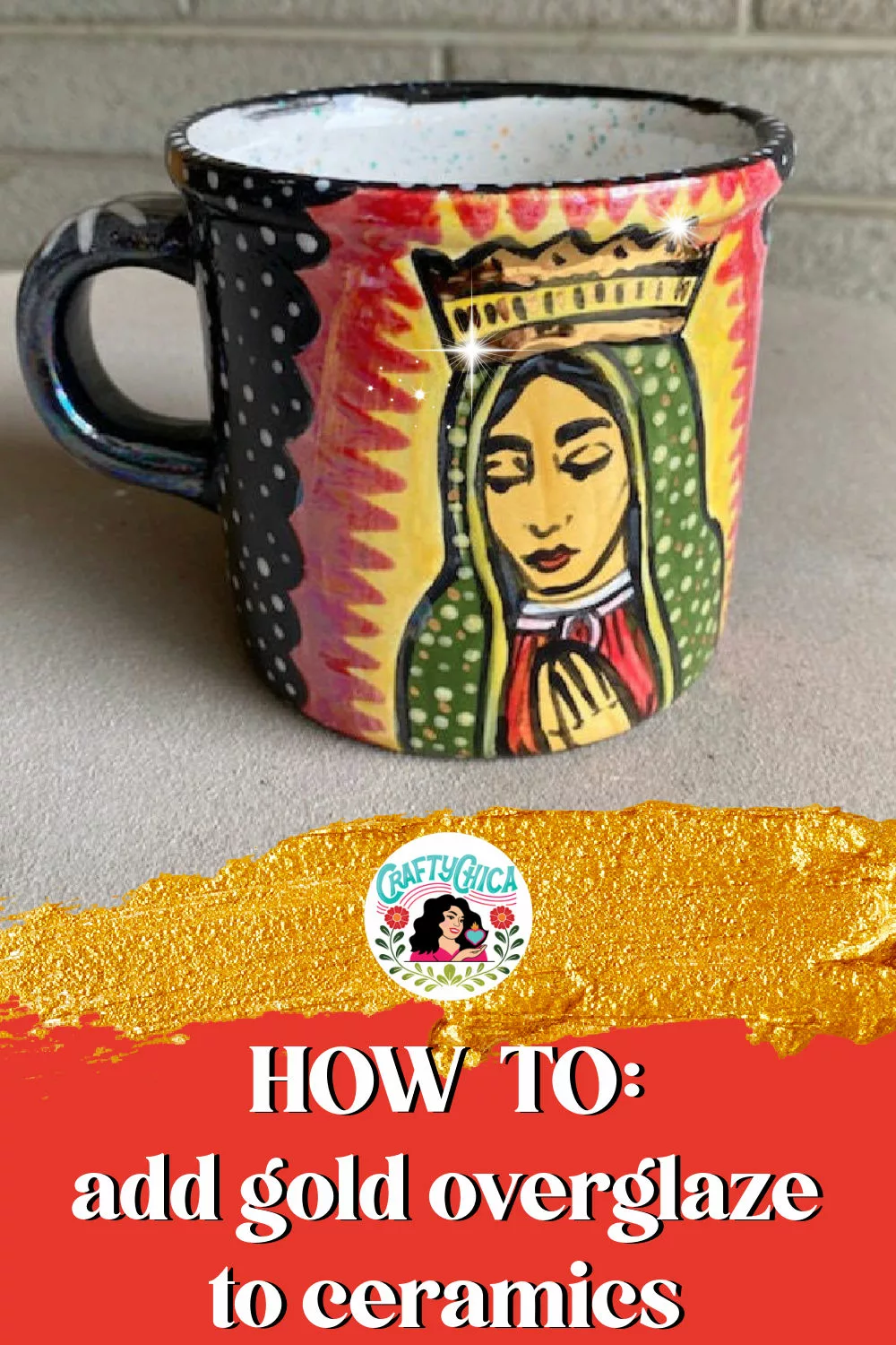 how to add gold luster to ceramics