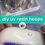 uv resin earrings and jewelry.
