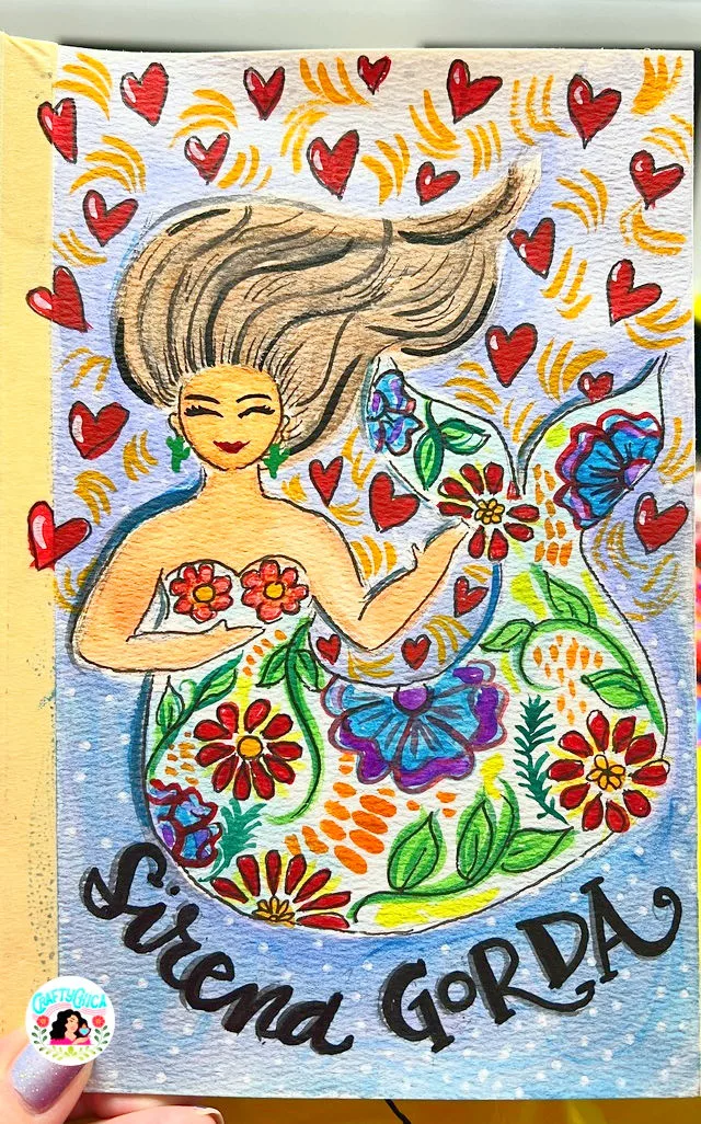 watercolor mermaid