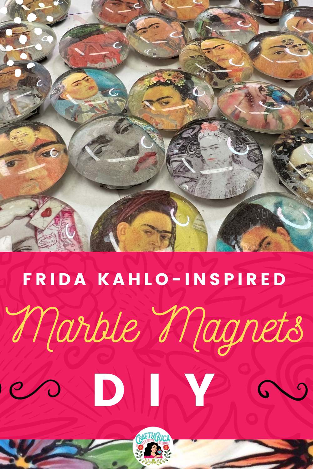 Frida Kahlo-inspired craft