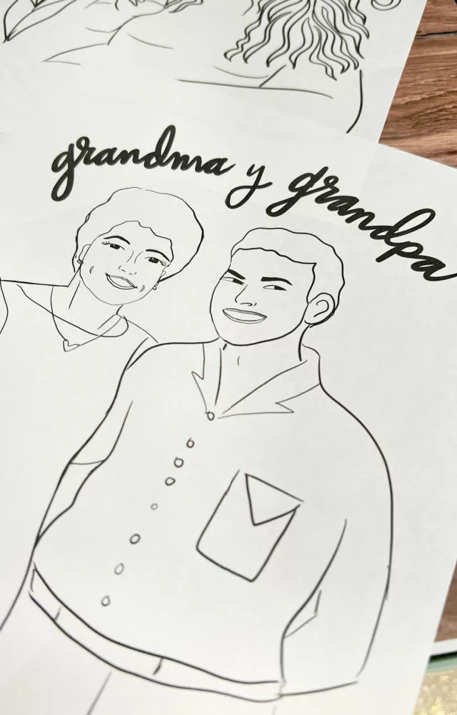 family coloring pages