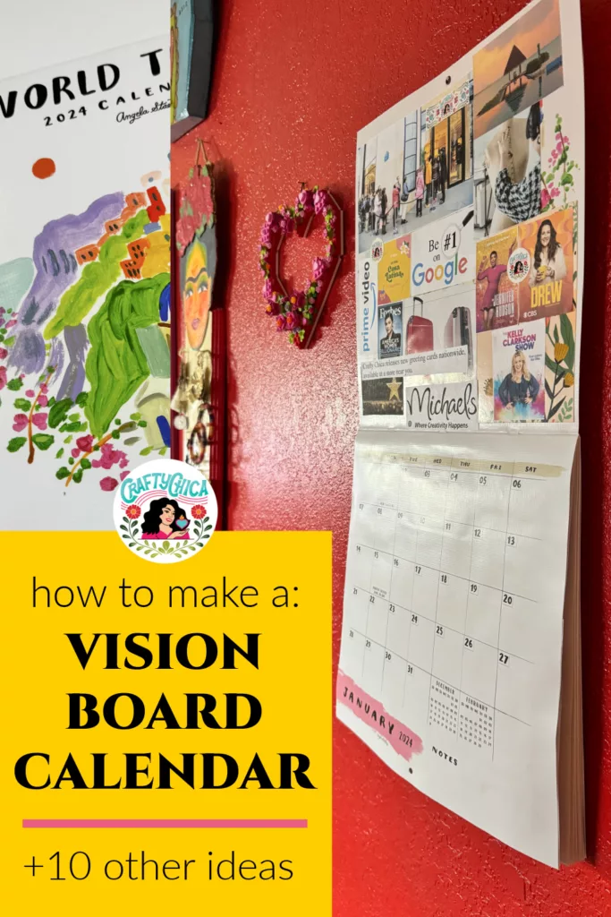 calendar vision board
