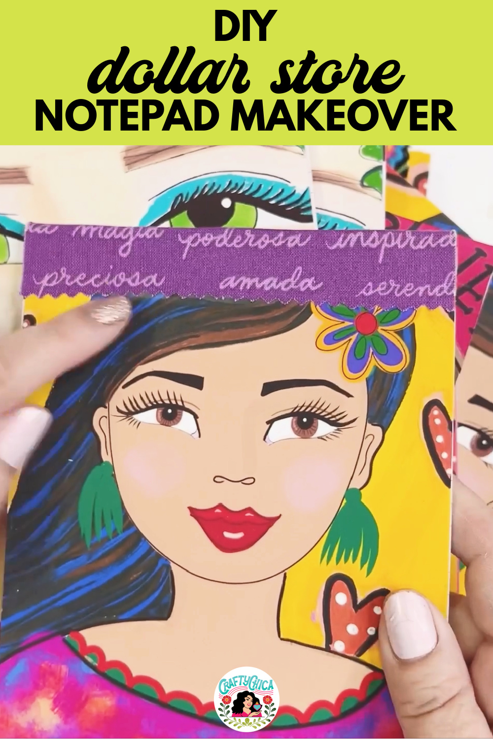 DIY Dollar store notepad makeover