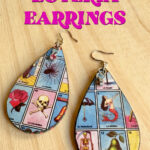 diy loteria earrings