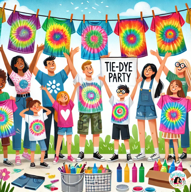 tie-dye party