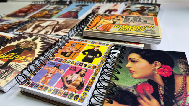 Notepads made with The Cinch