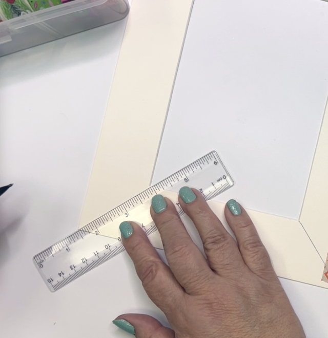 washi tape craft: photo mats