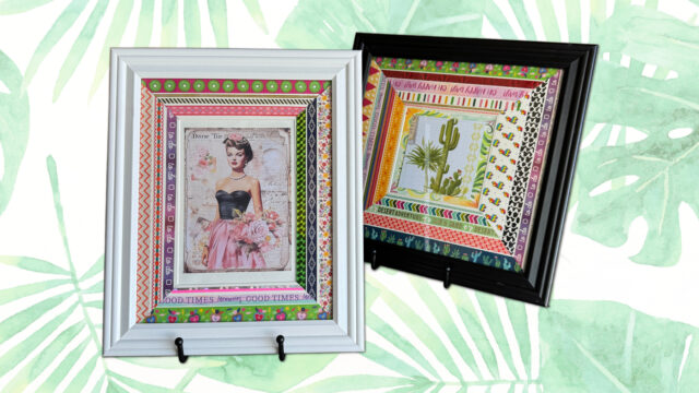 Washi tape craft: Photo mats!
