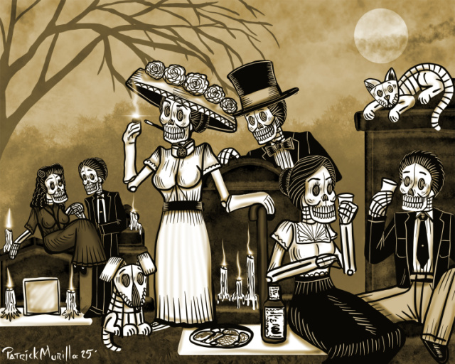 muertos art by patrick murillo